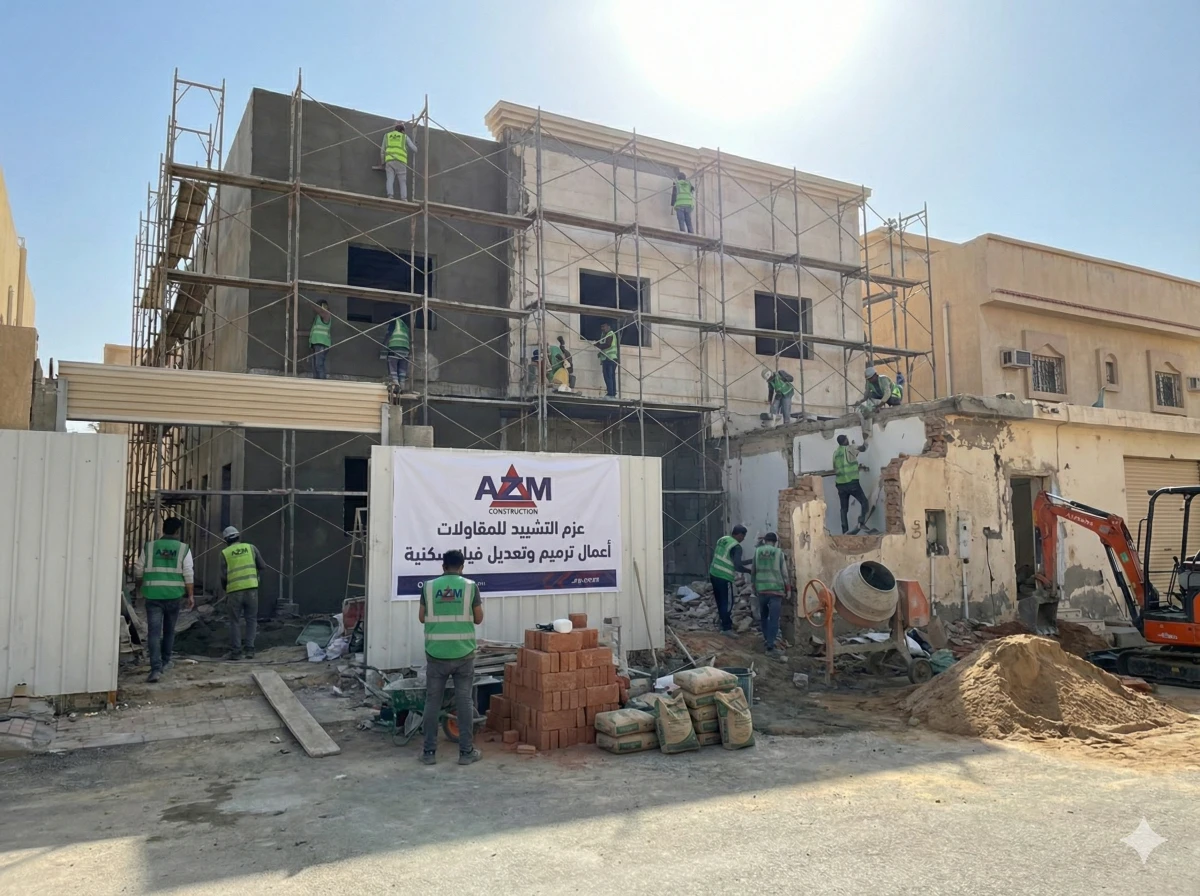 أعمال الترميمات والتعديلات