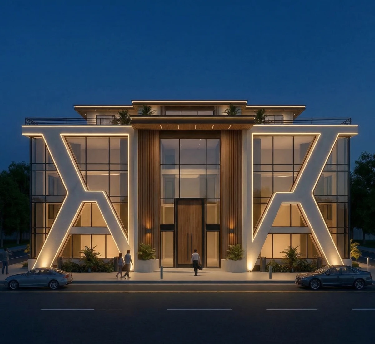 مشروع انشاء مبنى اداري بالصناعية الثانية